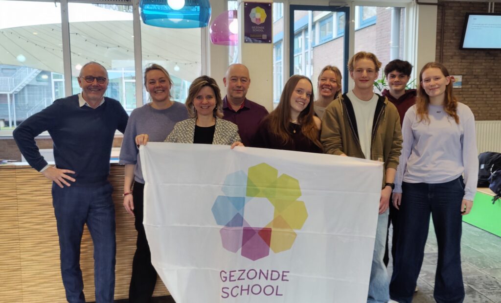 Jordan MLU ontvangt Vignet gezonde school