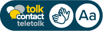 Tolkcontact Teletolk Button.